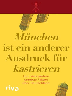 cover image of "München" ist ein anderer Ausdruck für "kastrieren"